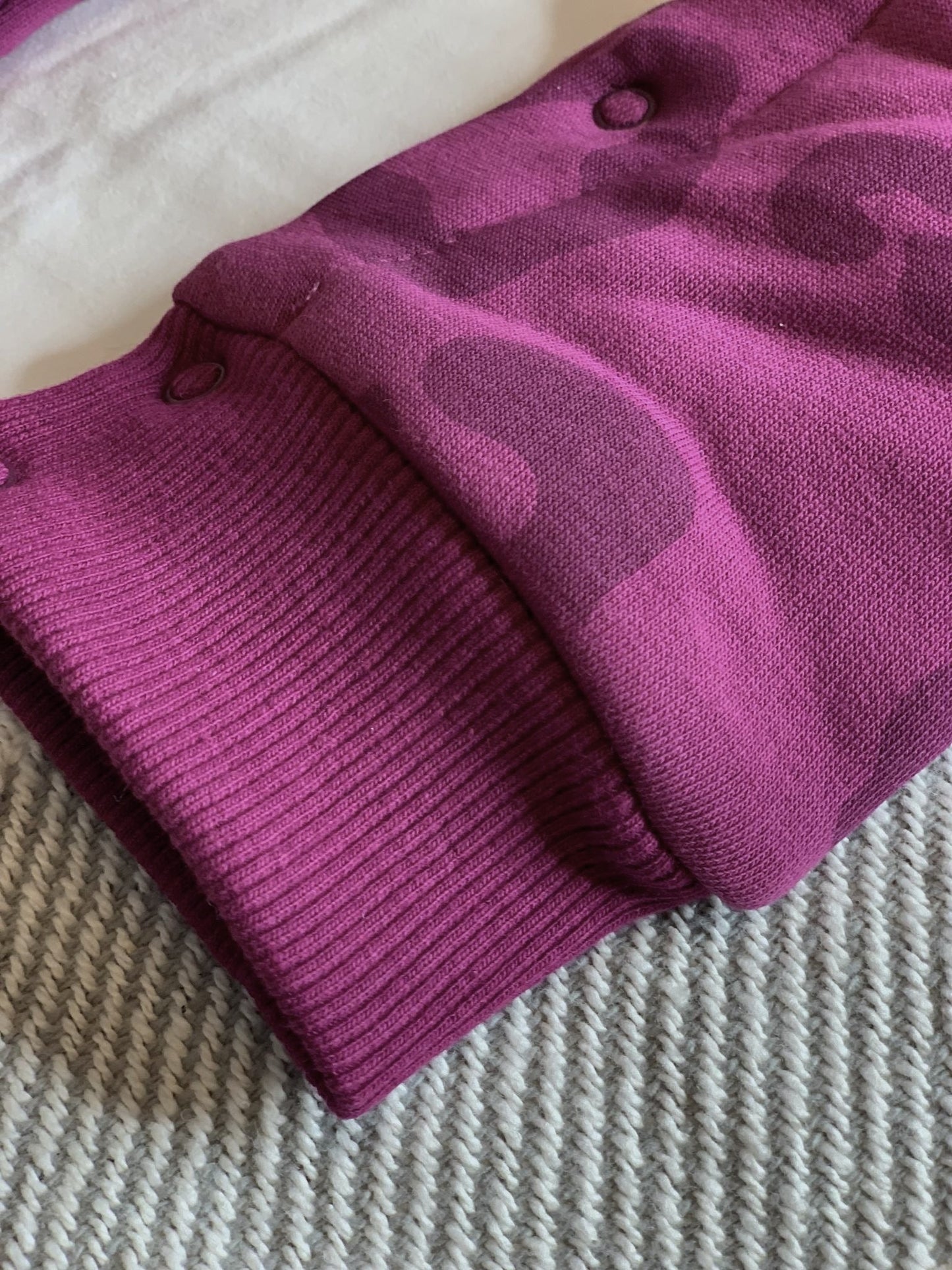 Funky Feline - Baby Girls Magenta Onesie