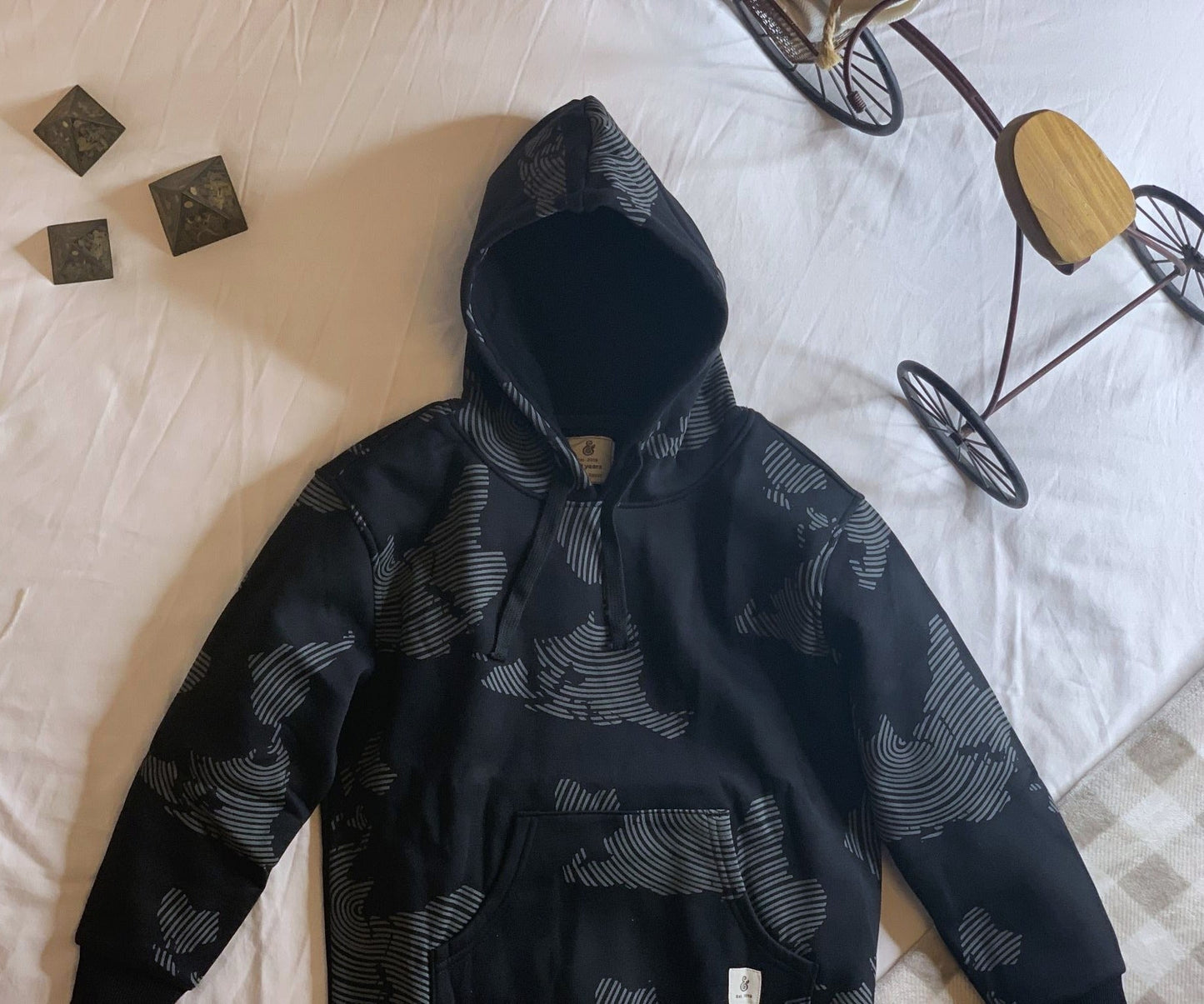 Modern Imprint - Boys Black Hoodie