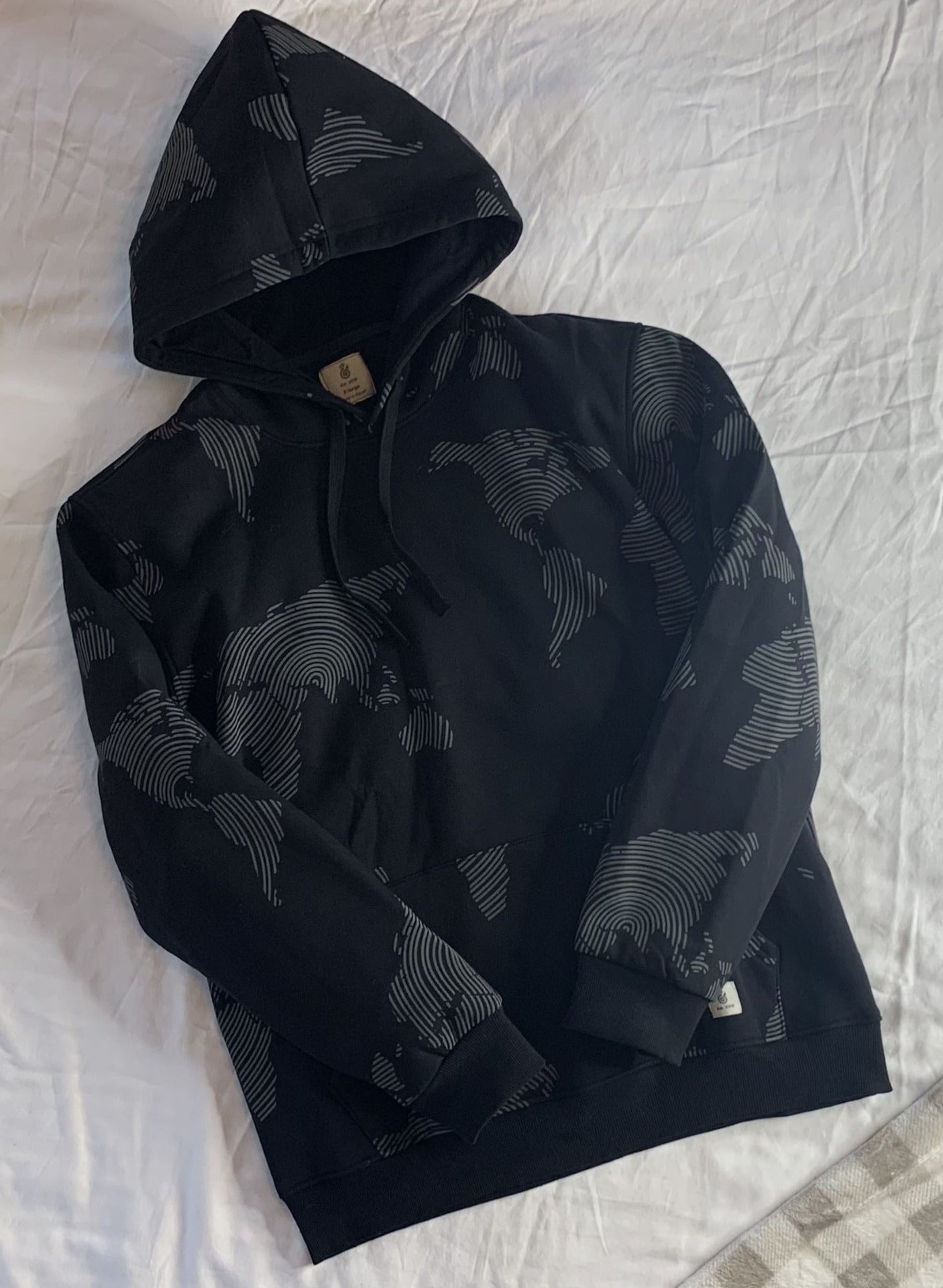 Modern Imprint - Mens Black Hoodie