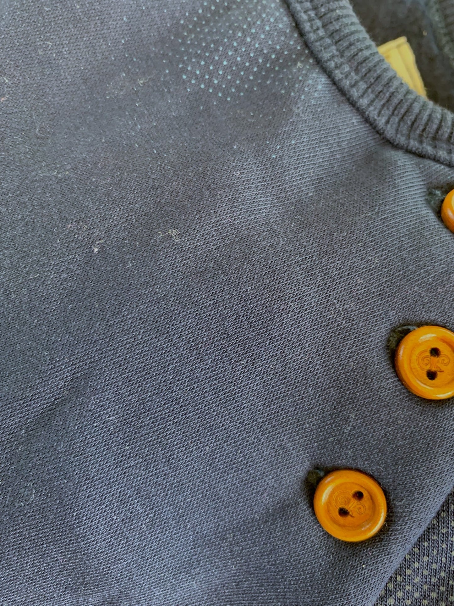 Ombre Horizon - Baby Boys Blue Onesie