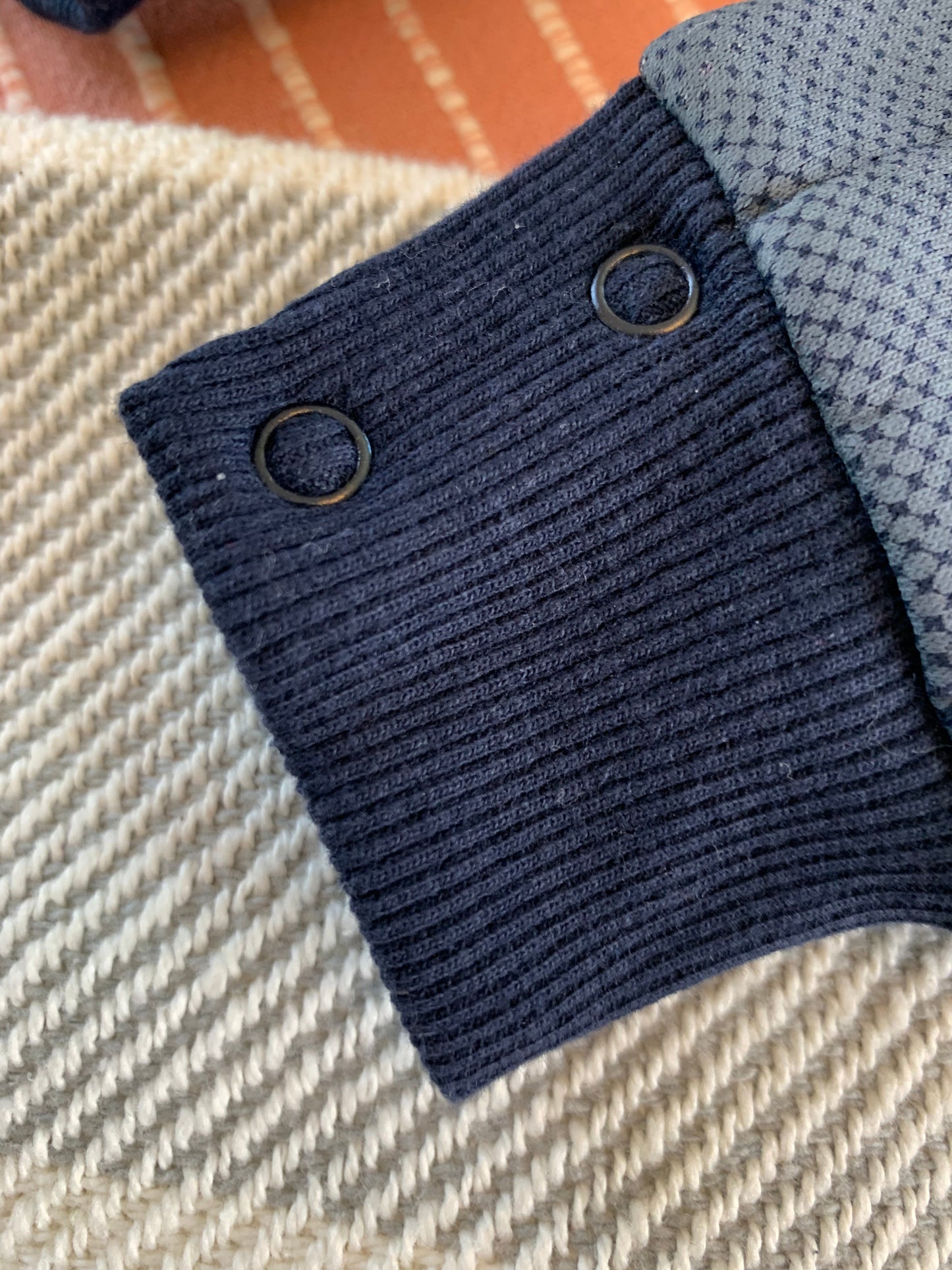 Ombre Horizon - Baby Boys Blue Onesie