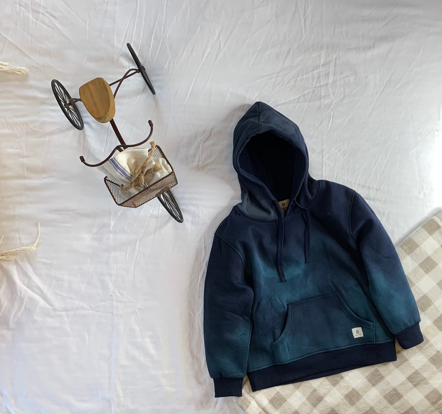 Ombre Horizon - Boys Blue Hoodie