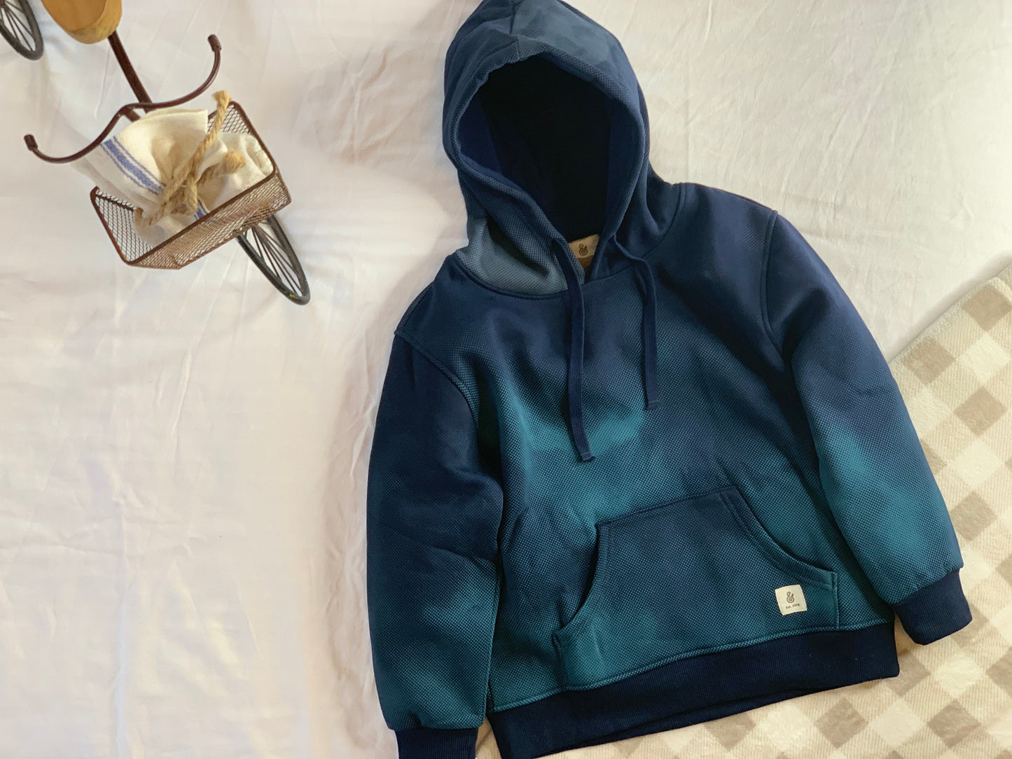 Ombre Horizon - Boys Blue Hoodie