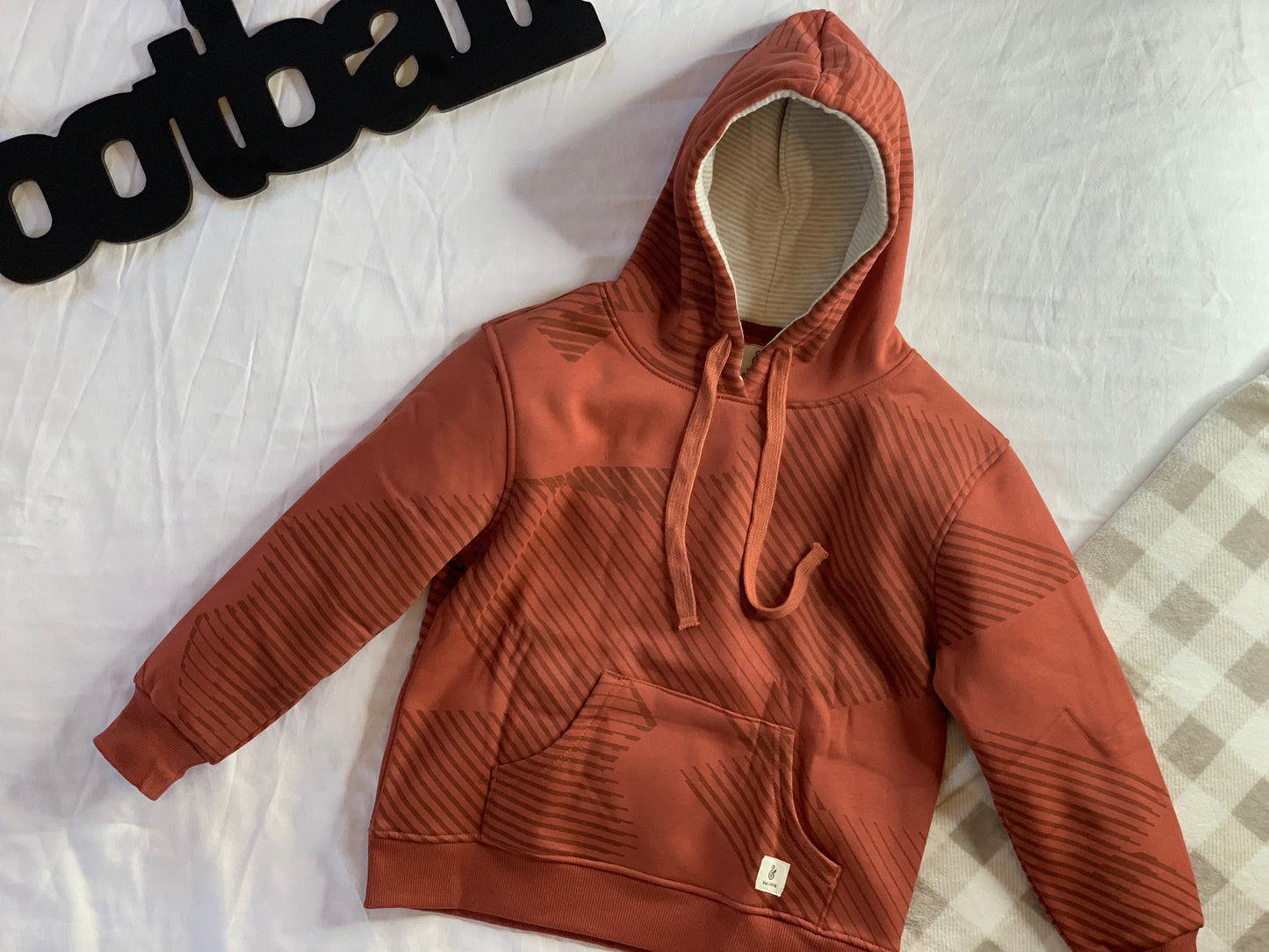 Retro Retreat - Boys Red Hoodie