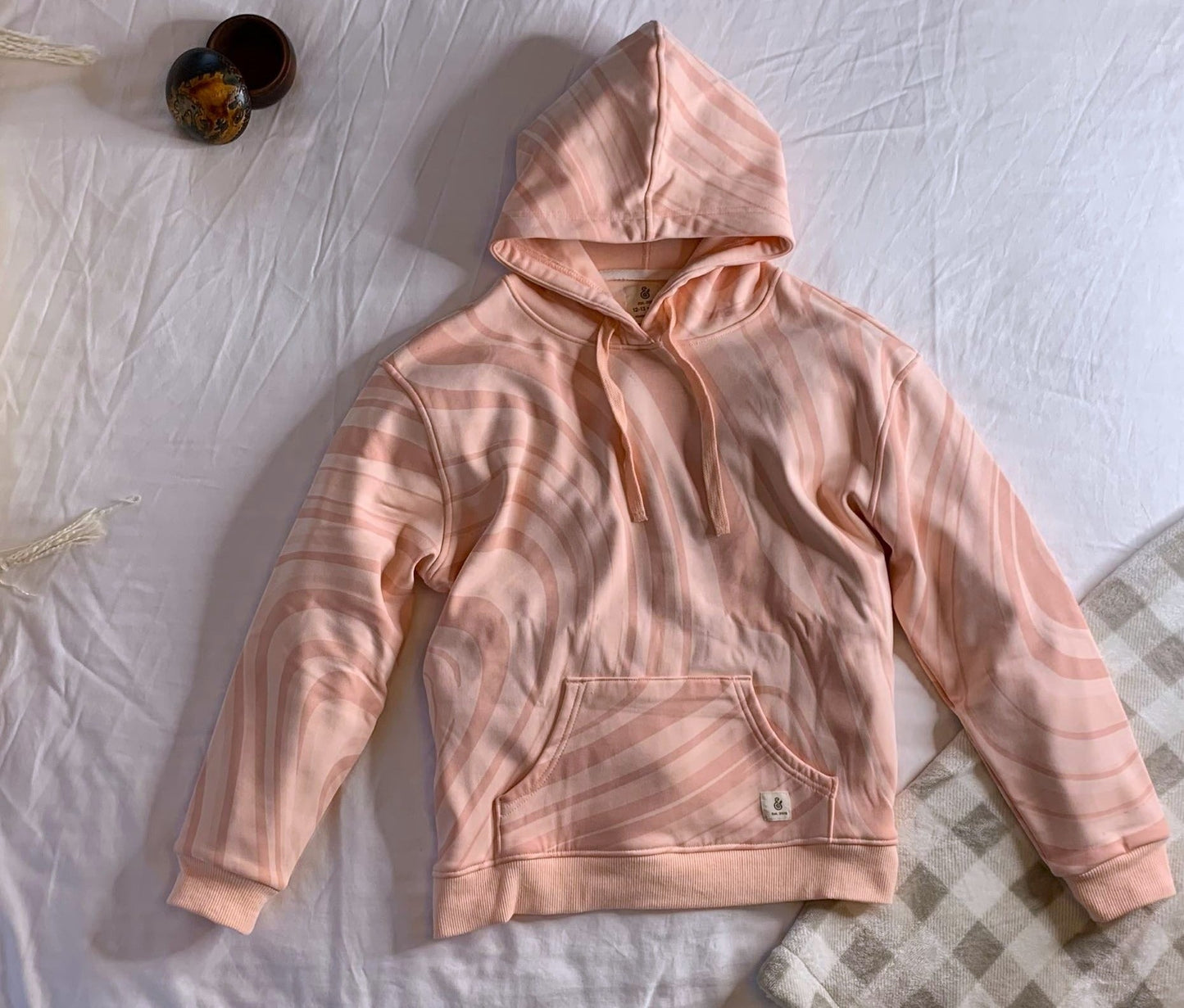 Sugar Swirl - Girls Rose Quartz Hoodie